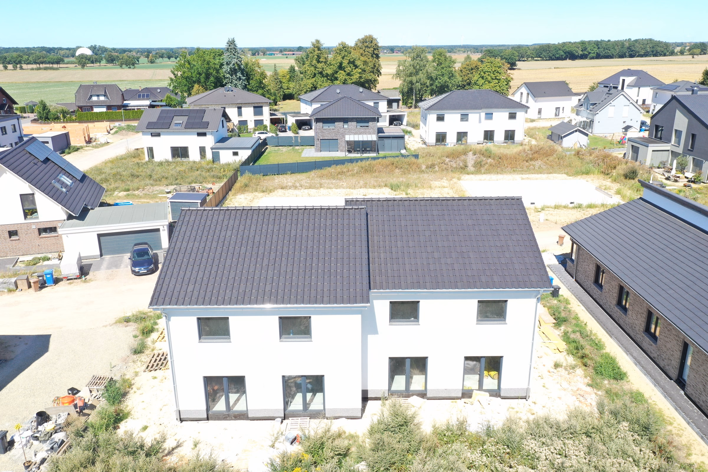 Luftaufnahme mit Quartierskontext