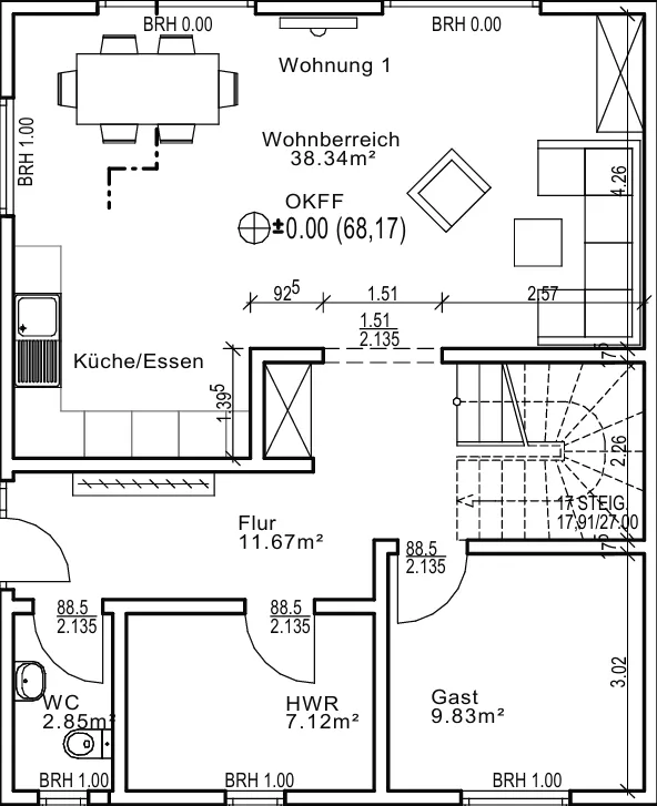 Grundriss Erdgeschoss